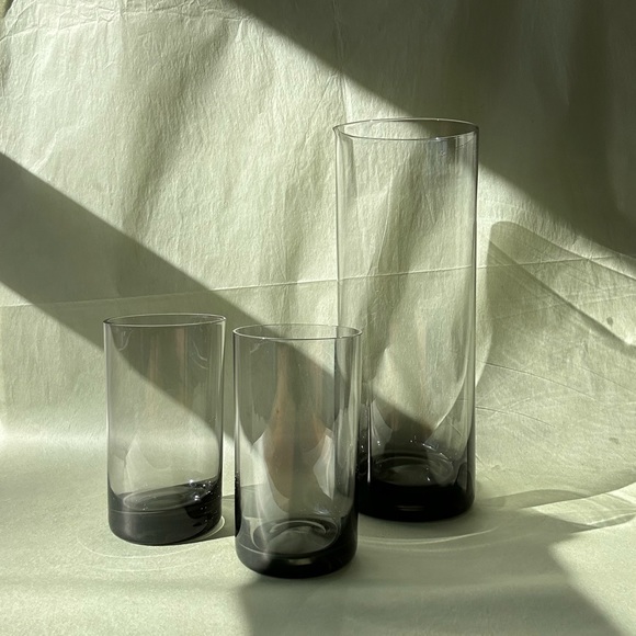 Vintage Finnish 1950’s Smoke 3 pc Martini Set - Picture 1 of 2